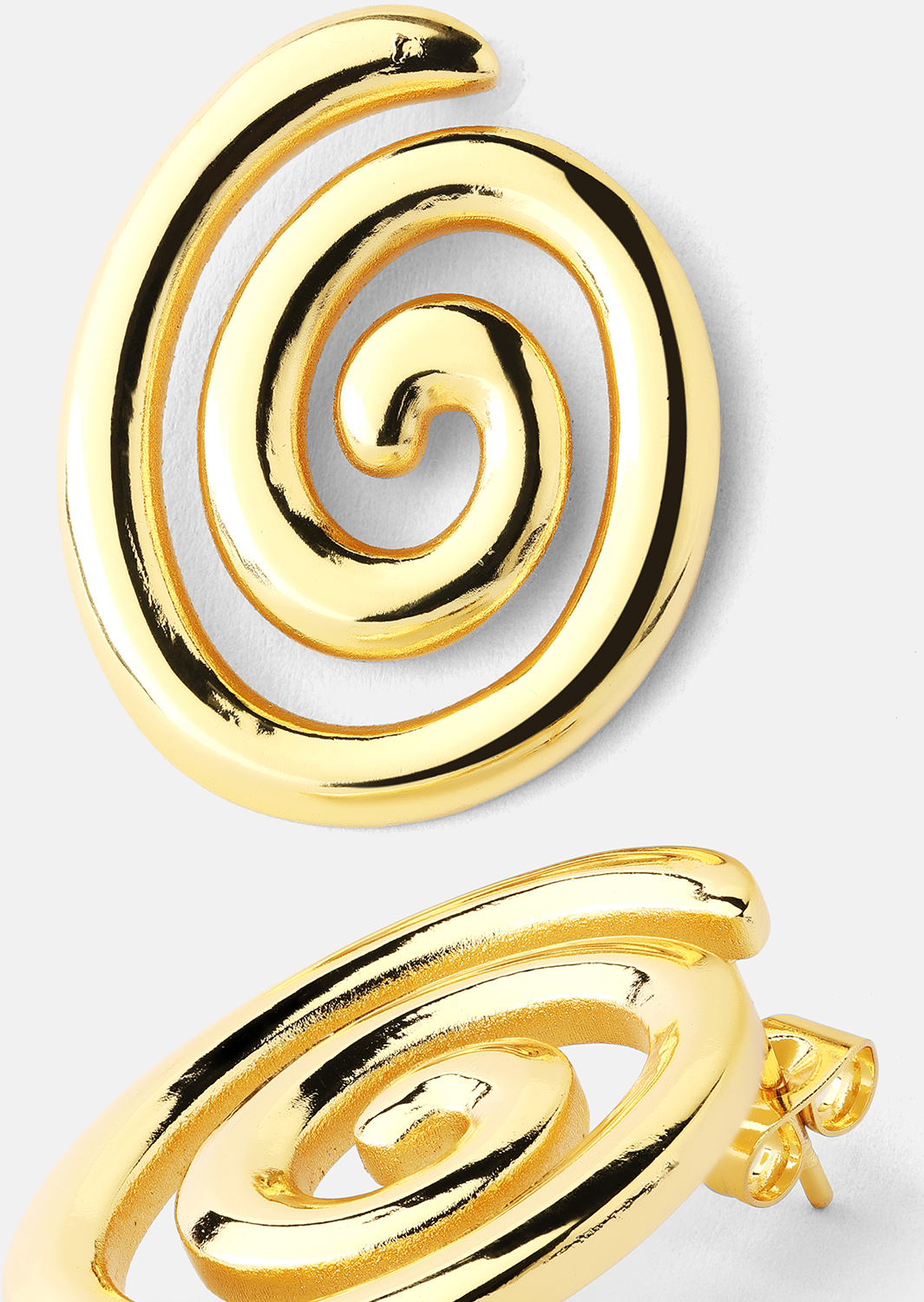 Resin Oorbel - 18k Verguld