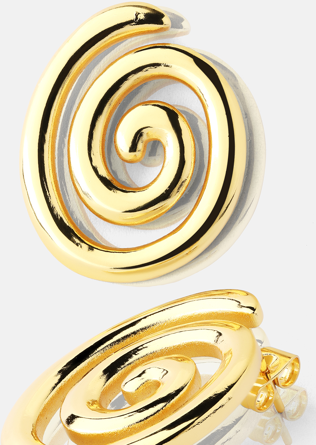 Resin Oorbel - 18k Verguld