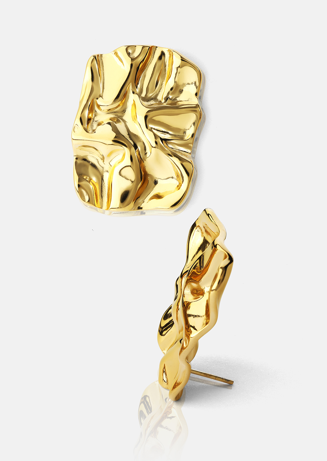 Oorbel Lava - 18k Verguld