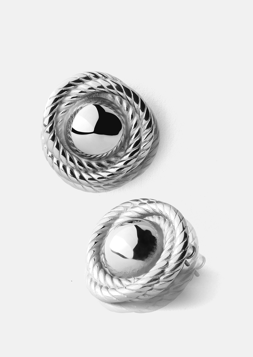 Oorbel Regal Twist - Verzilverd