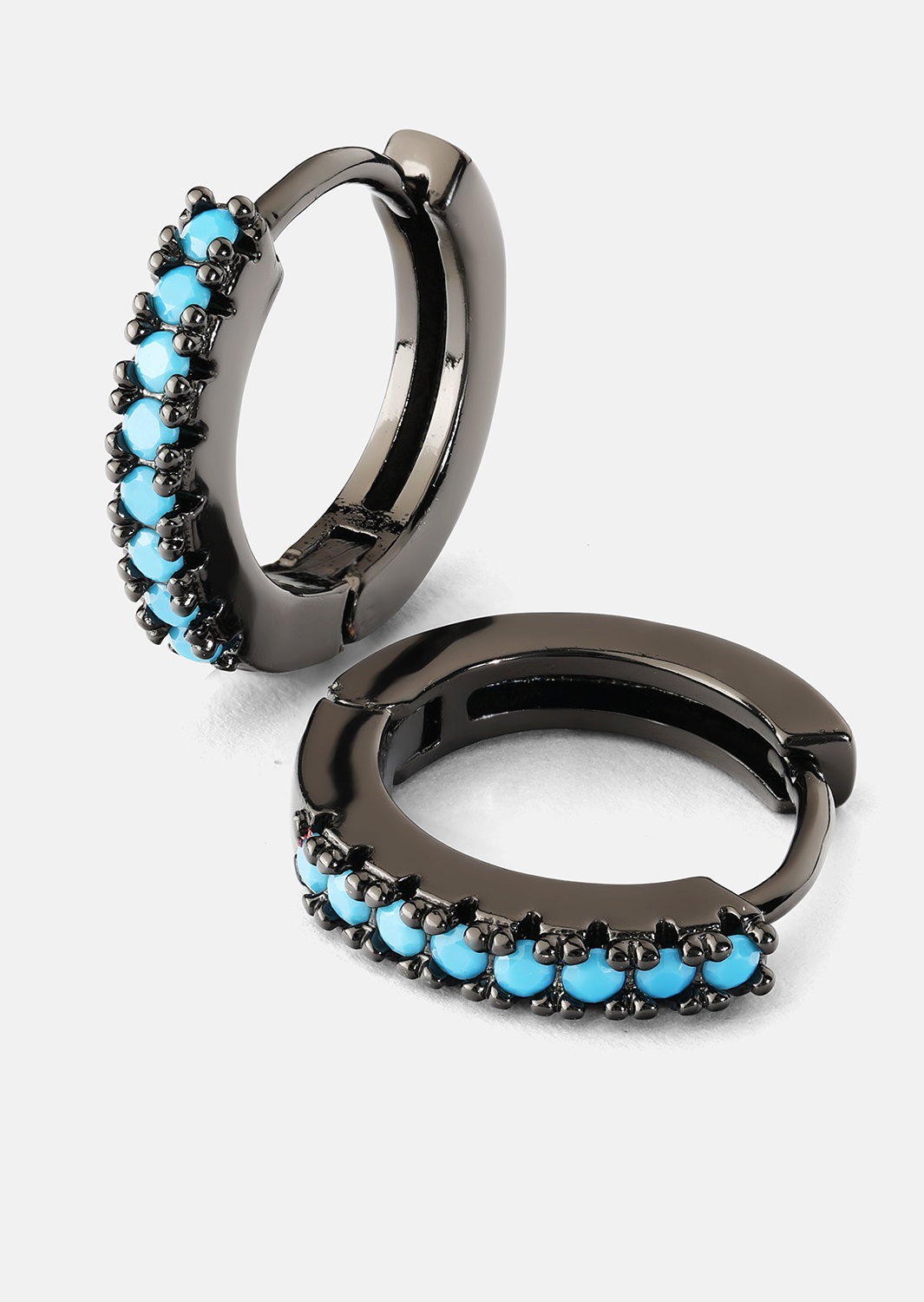 Oorbel Aitana Blauw - Verchroomd