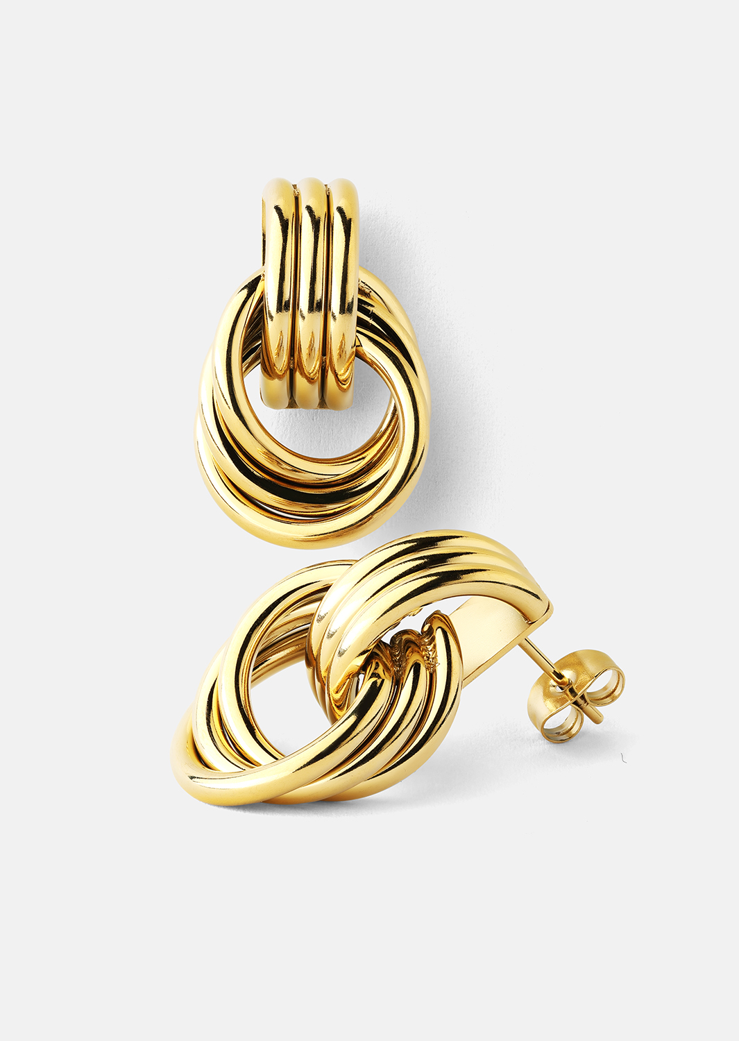 Oorbel Unity Loop - 18k Verguld