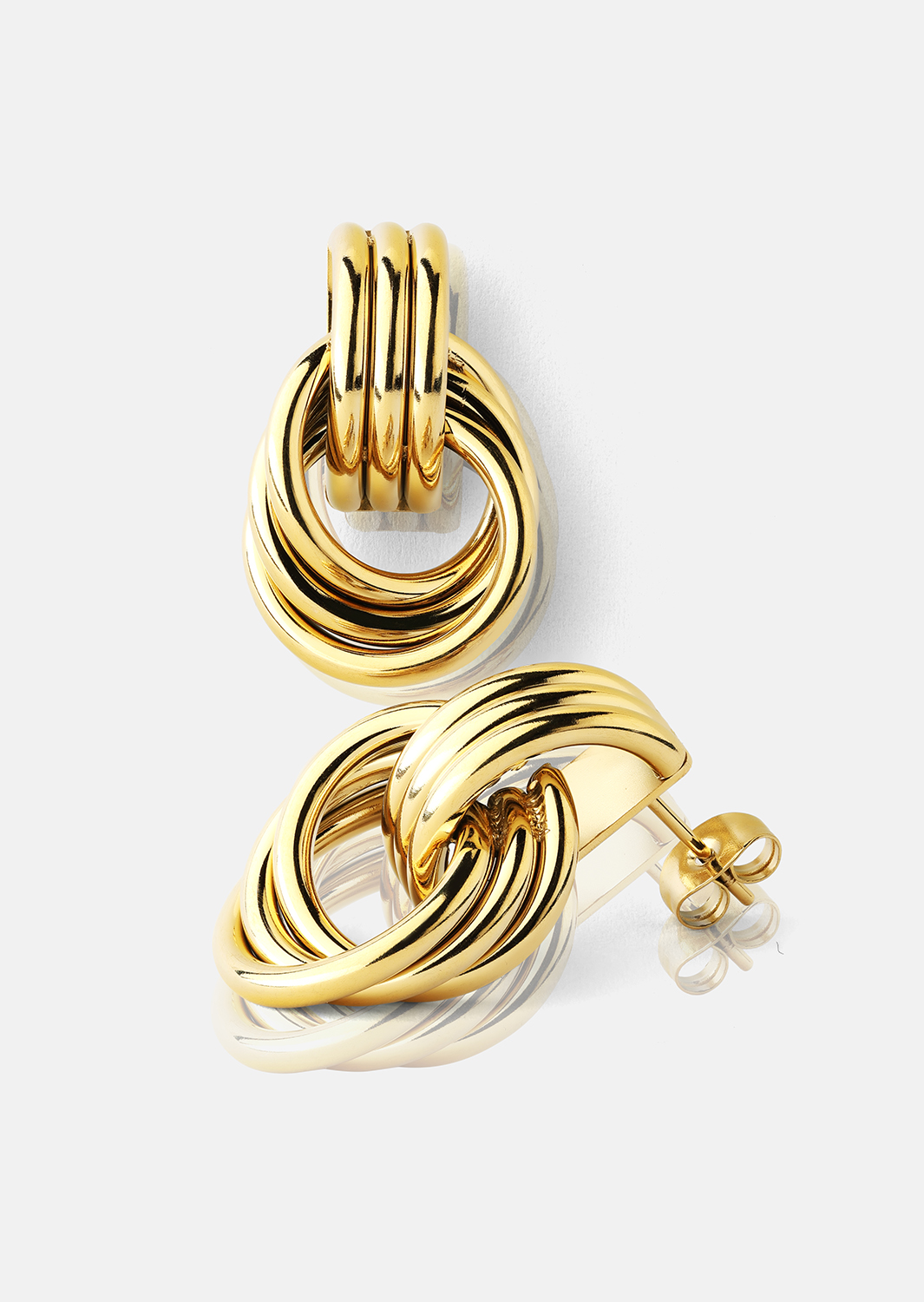 Oorbel Unity Loop - 18k Verguld