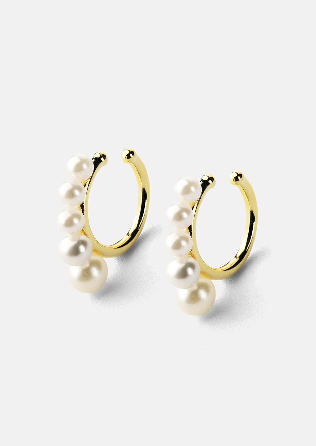 Perlina Oorbel - 18k Verguld