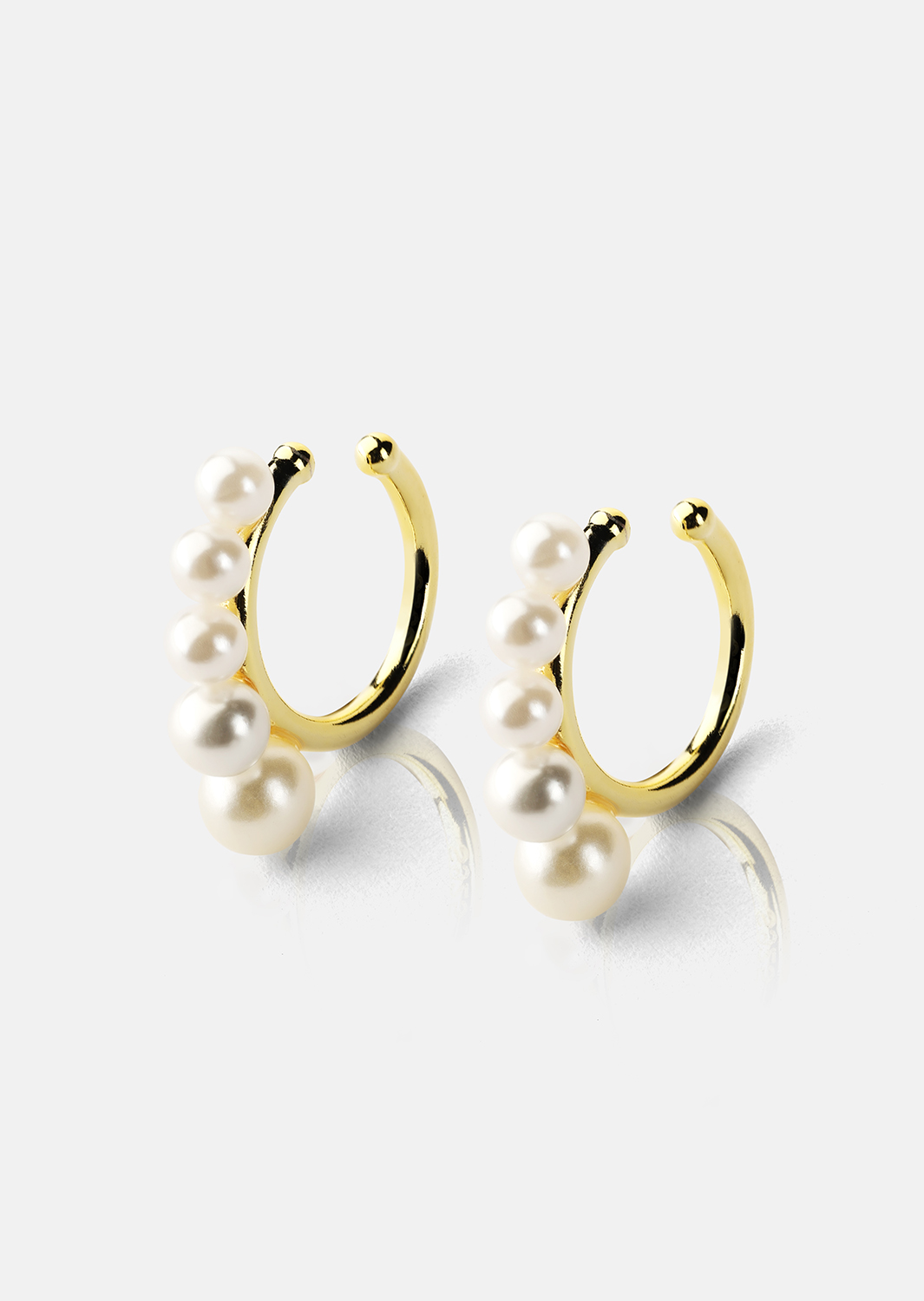 Perlina Oorbel - 18k Verguld