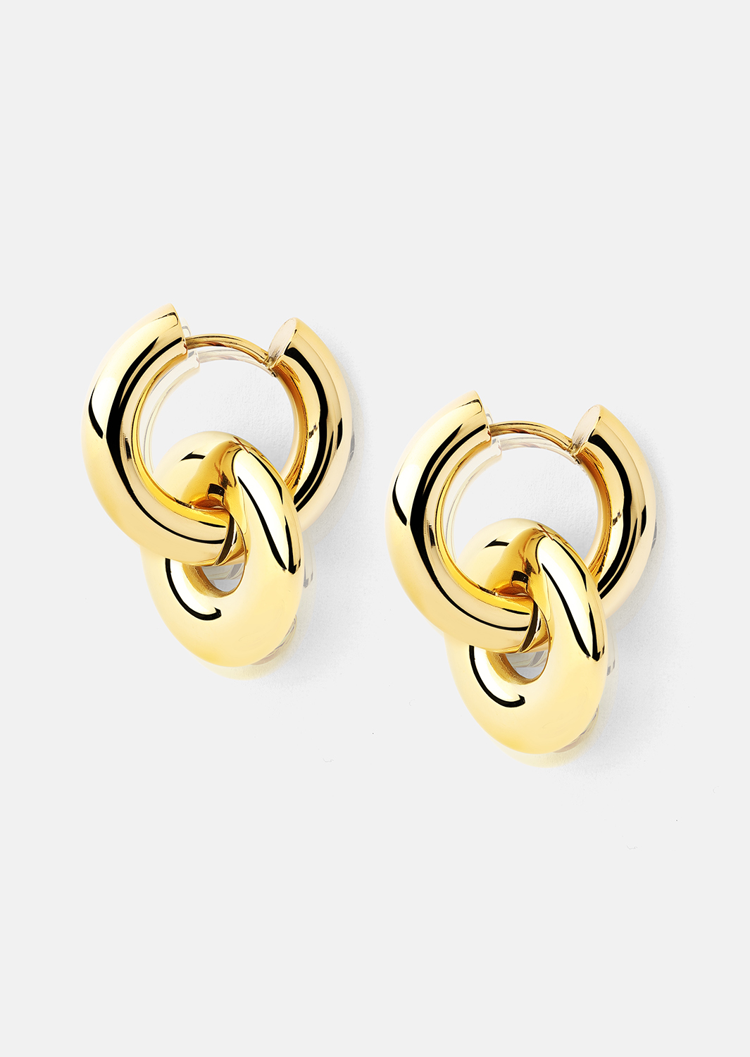 Oorbellen Chunky Link – 18k Verguld