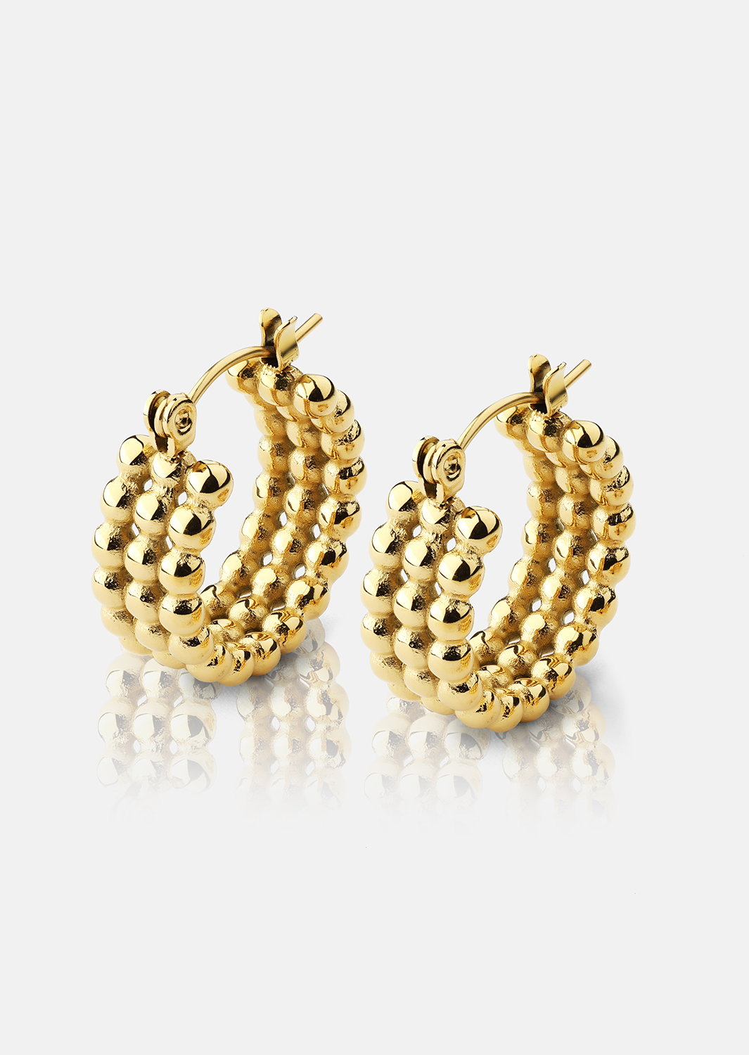 Oorbellen Sfera – 18k Verguld