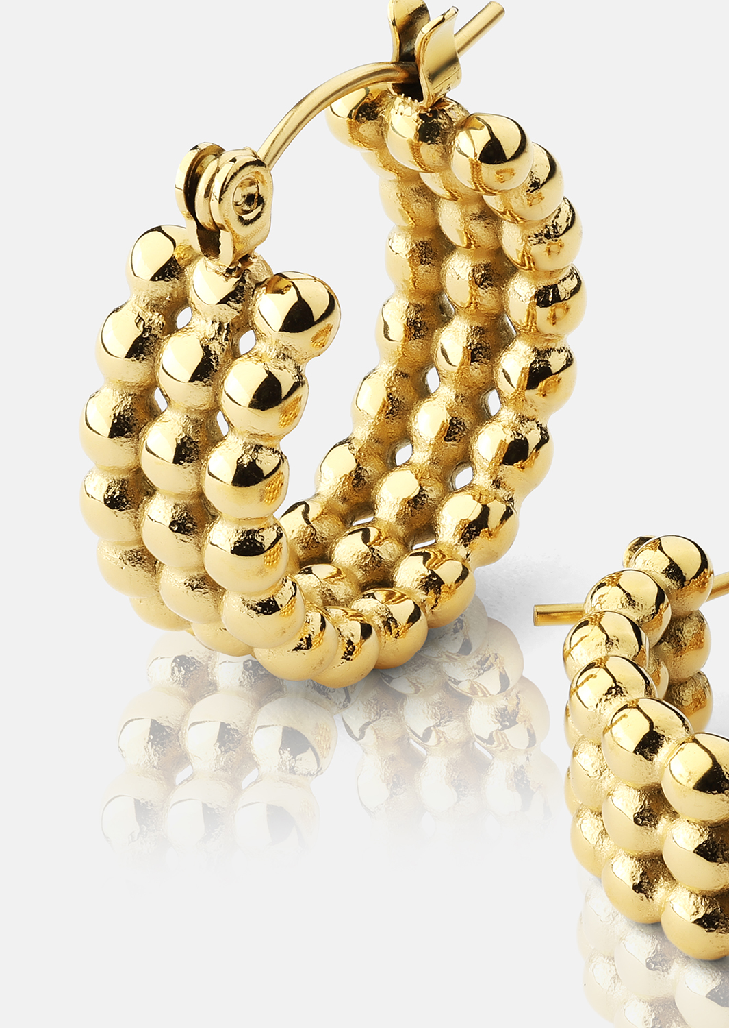 Oorbellen Sfera – 18k Verguld