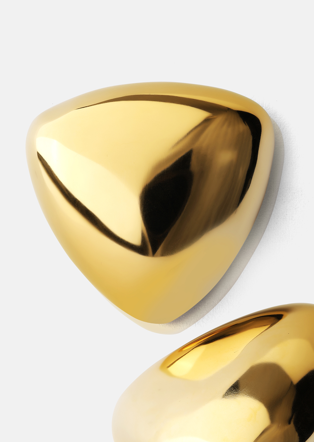 Oorbellen Bold Curve – 18k Verguld