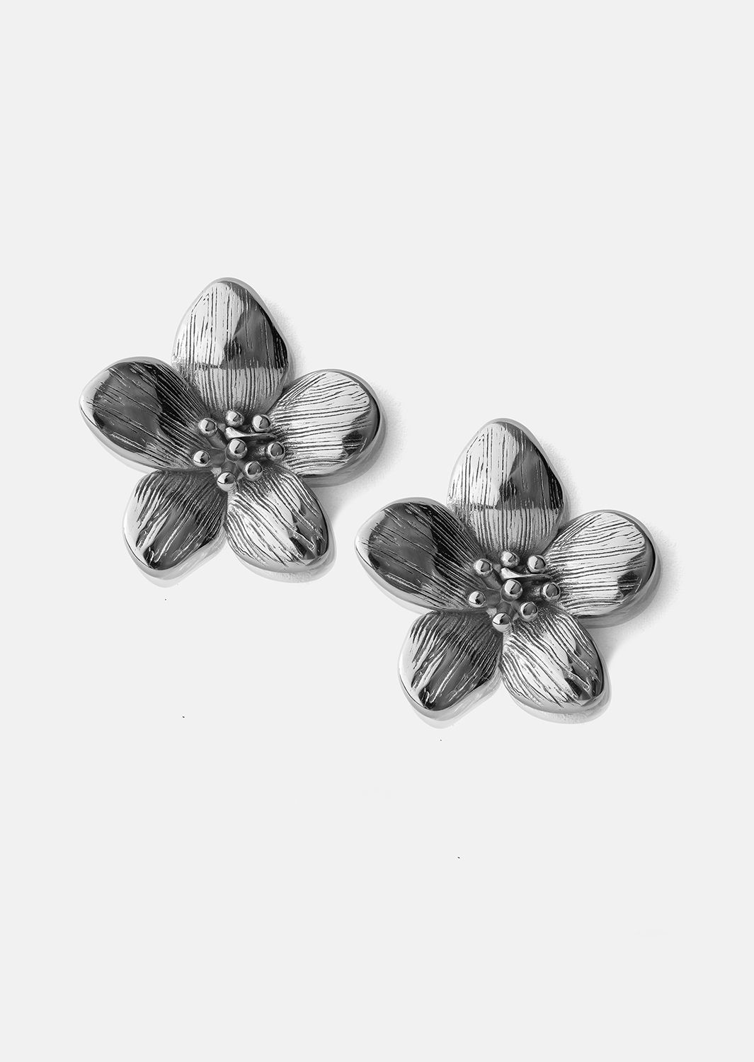 Oorbellen Flora Shine – Verzilverd