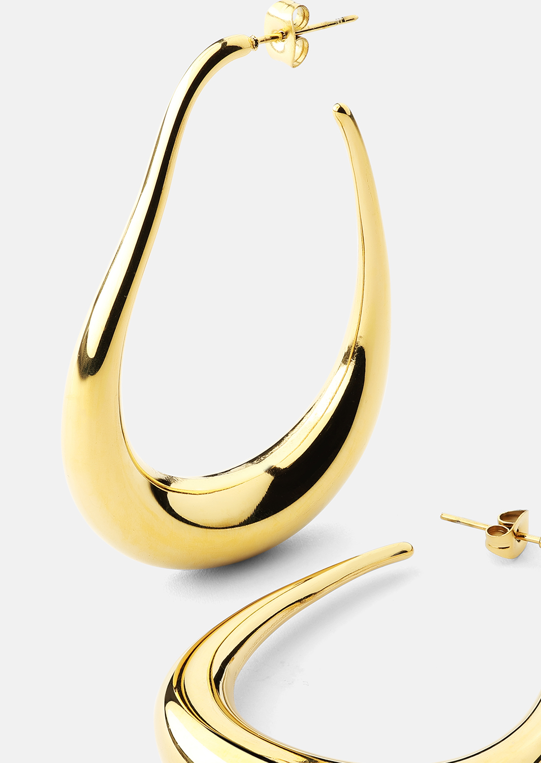 Oorbellen Tear of Gold - 18k Verguld