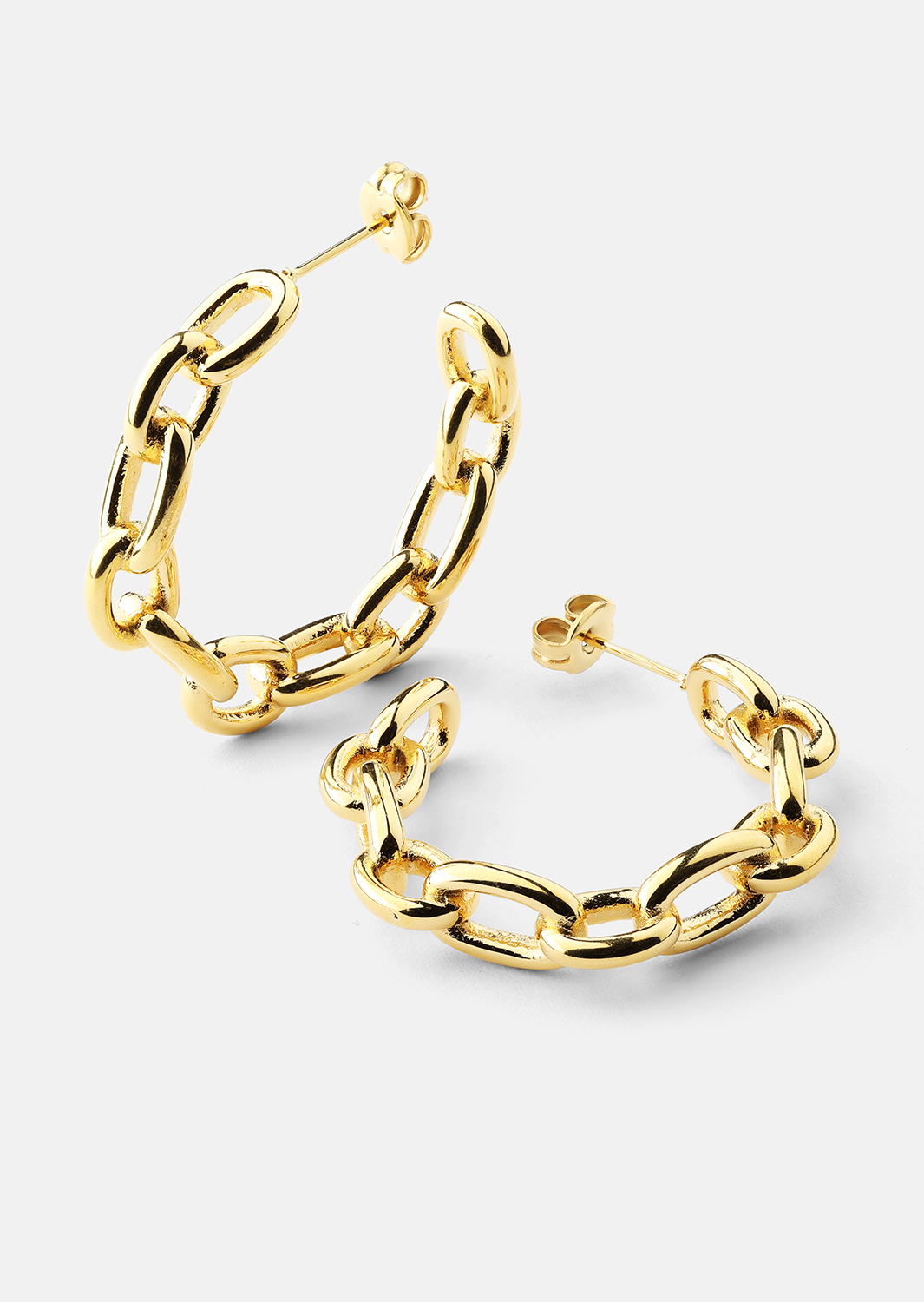Oorbel Chain Bold - 18k Verguld