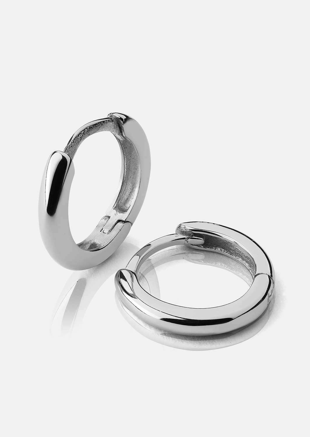 Oorbellen Mini Hoops - Verzilverd