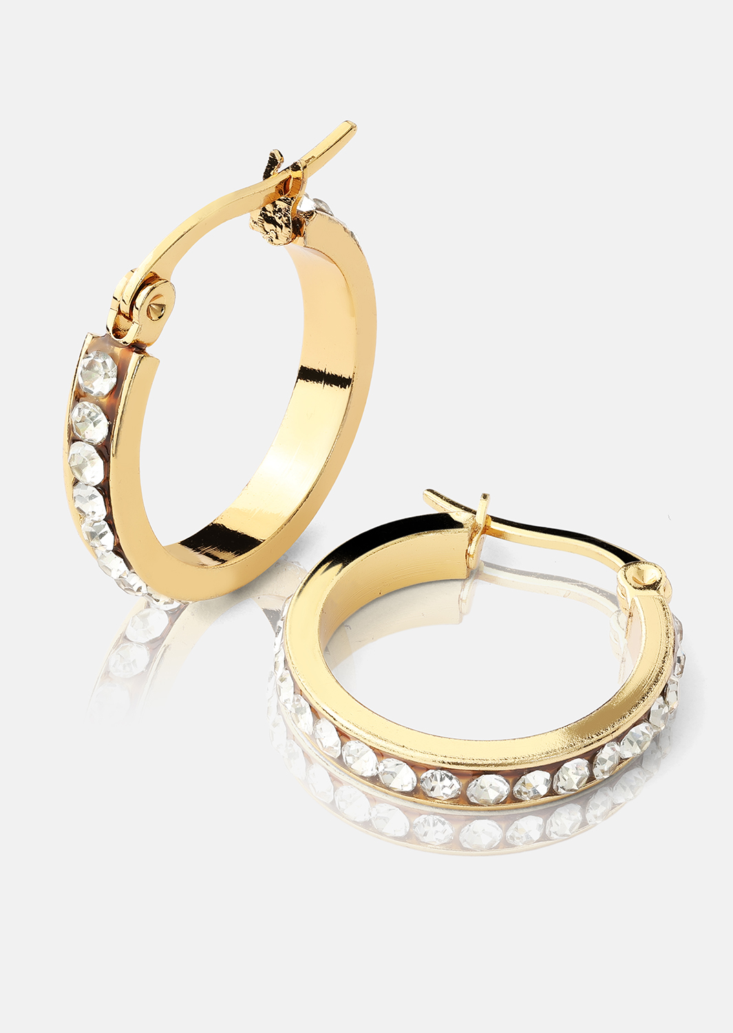 Oorbel CrystalGlow - 18k Verguld