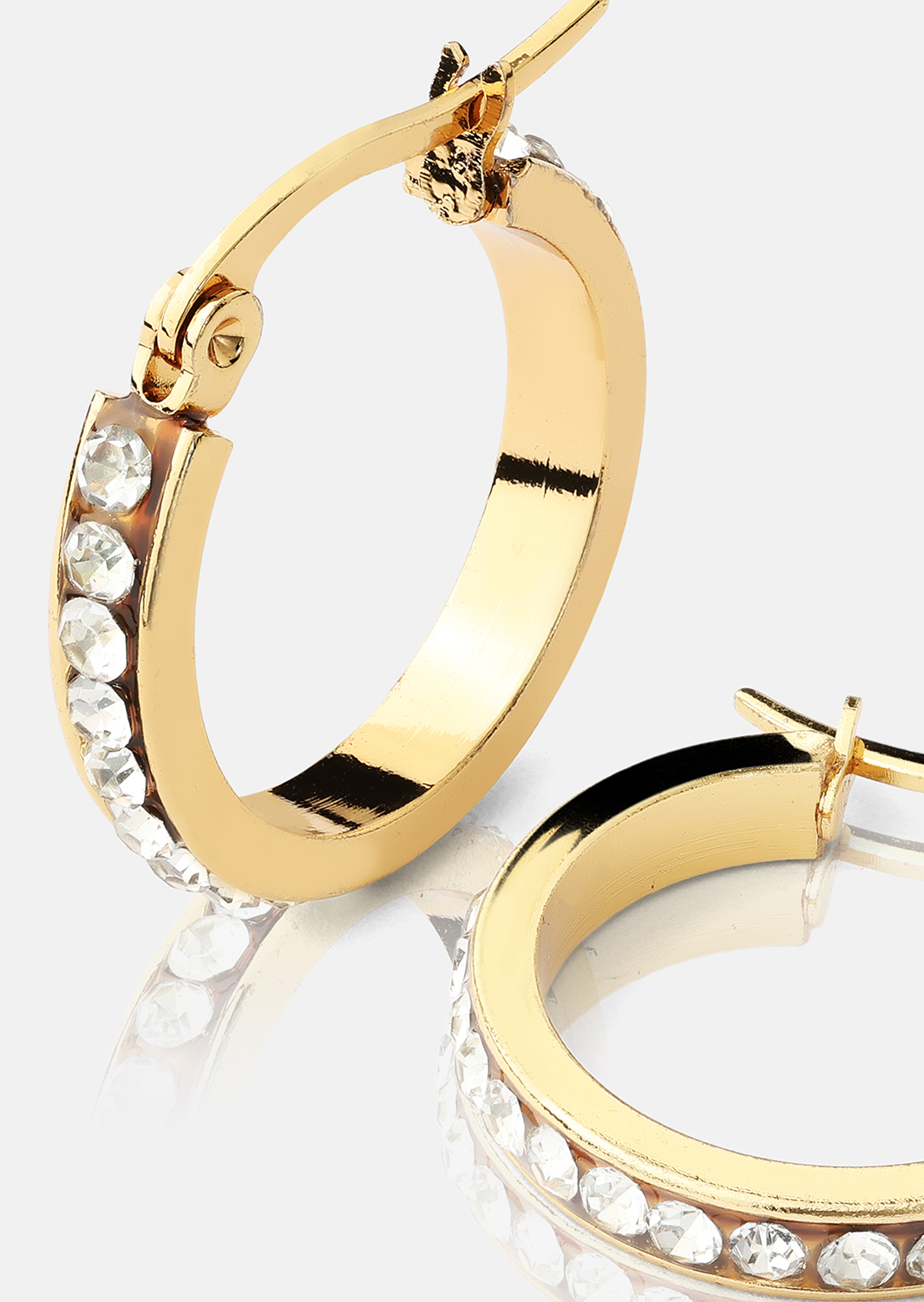 Oorbel CrystalGlow - 18k Verguld