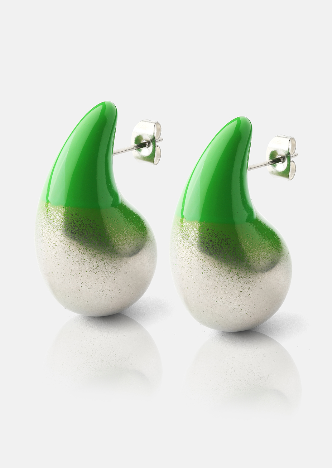 Oorbellen Verdé Glow – Verzilverd