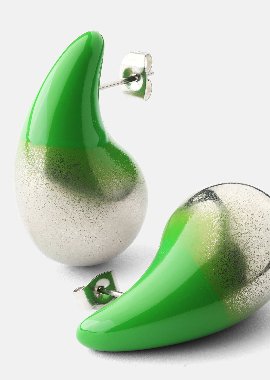 Oorbellen Verdé Glow – Verzilverd