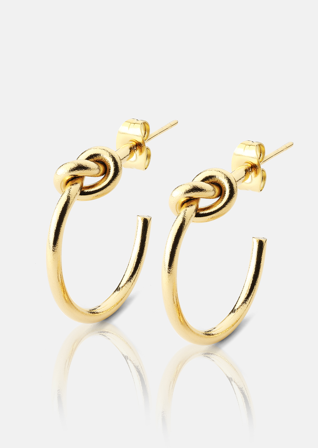Loop Oorbellen – 18k Verguld