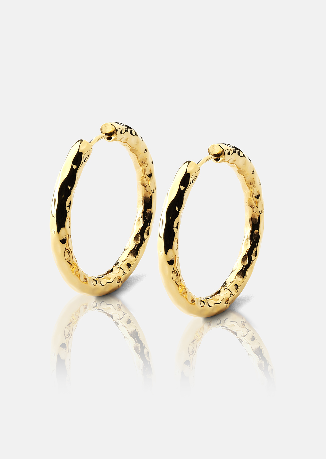 Oorbel Everyday Hoops - 18k Verguld