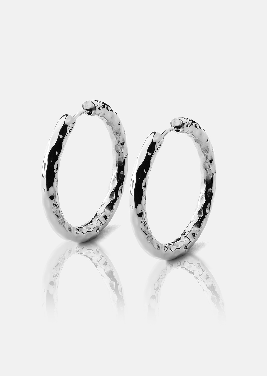 Oorbel Everyday Hoops - Verzilverd