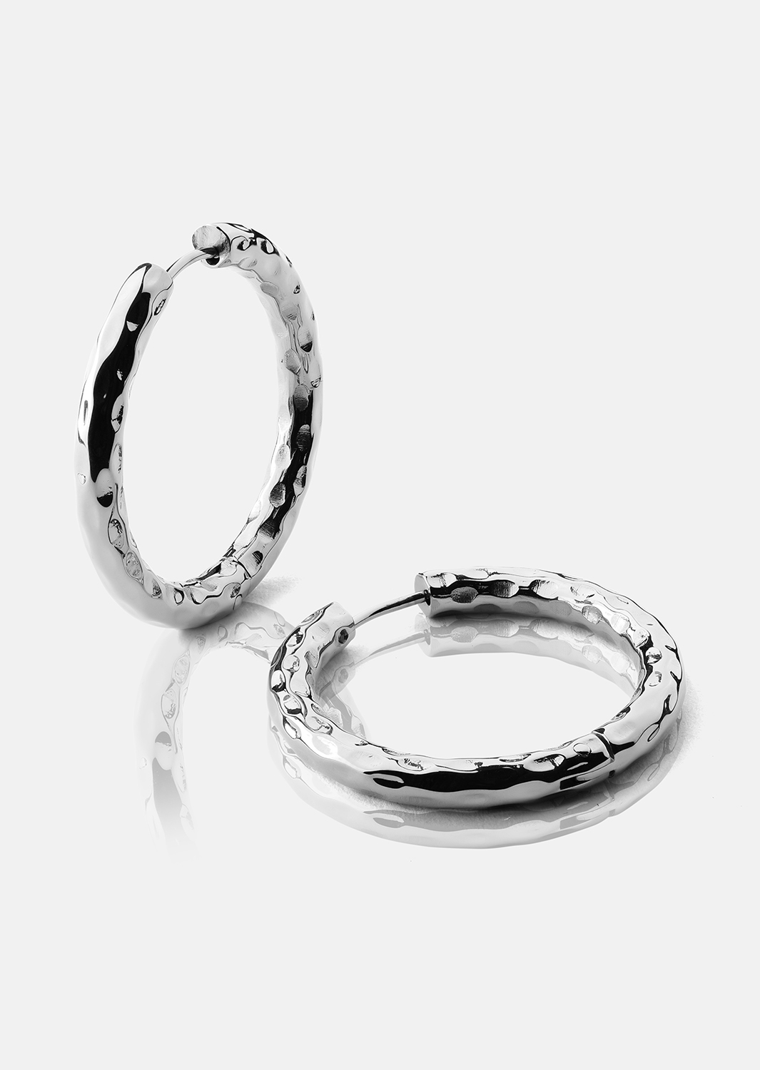 Oorbel Everyday Hoops - Verzilverd