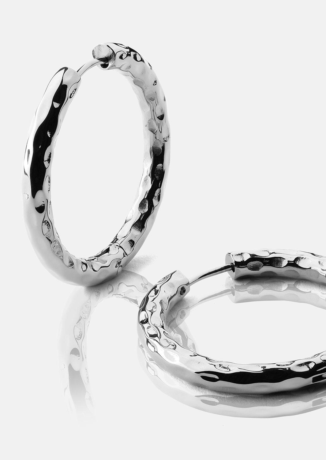 Oorbel Everyday Hoops - Verzilverd