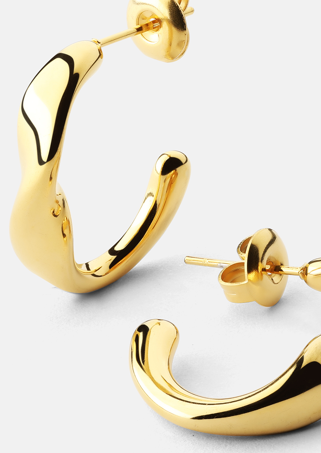 Oorbel Flow Gleam - 18k Verguld