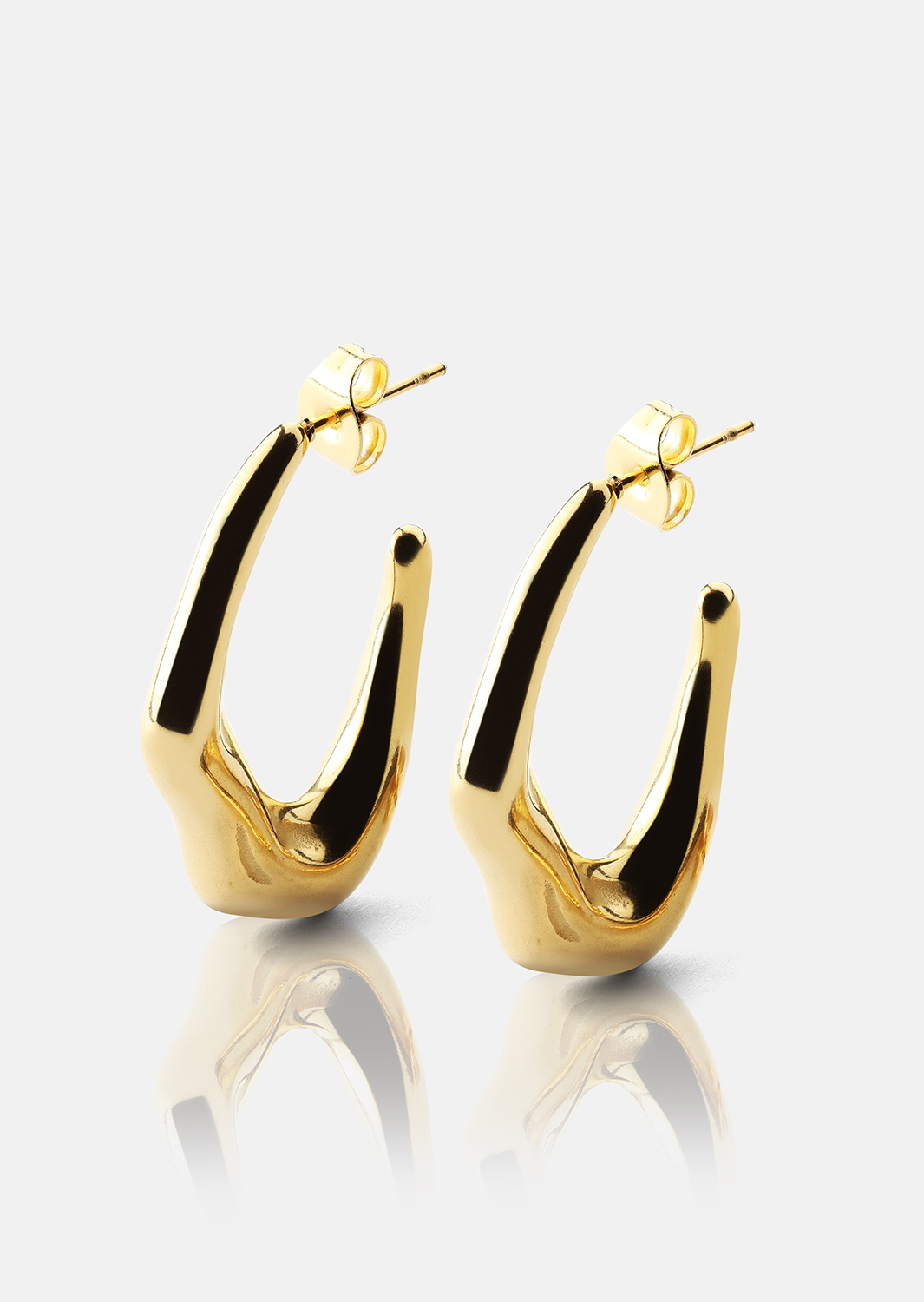 Oorbel Bold Drops - 18k Verguld