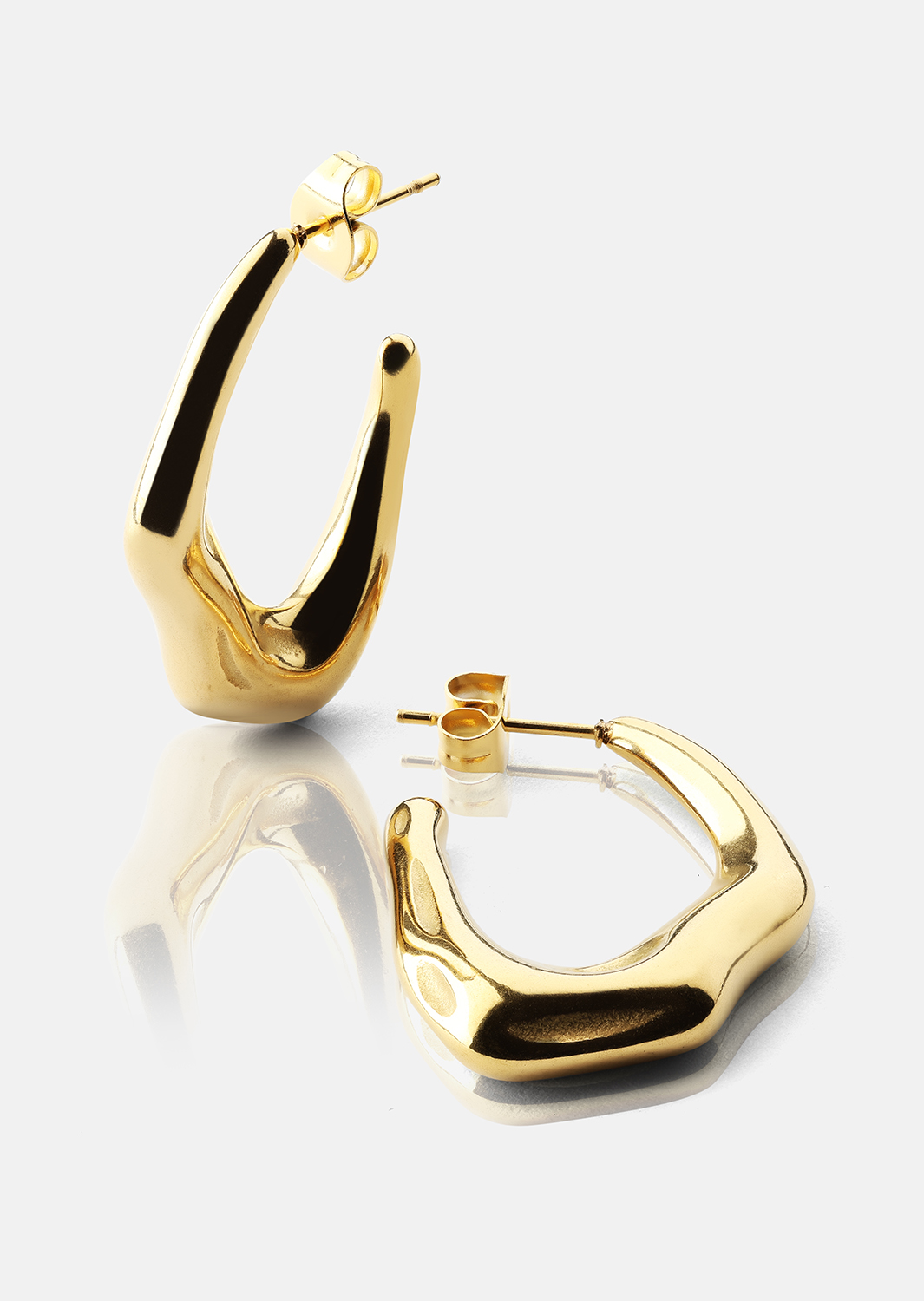 Oorbel Bold Drops - 18k Verguld