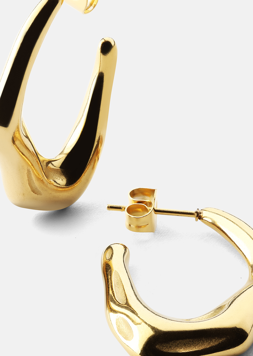 Oorbel Bold Drops - 18k Verguld