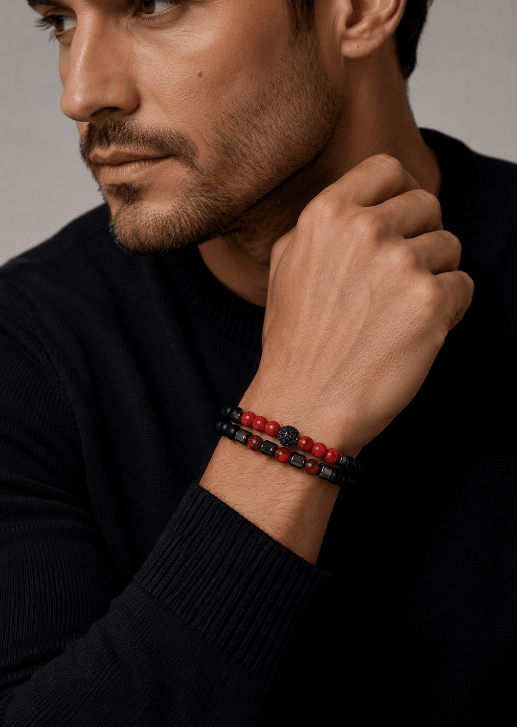Kralenarmband Crimson Valor