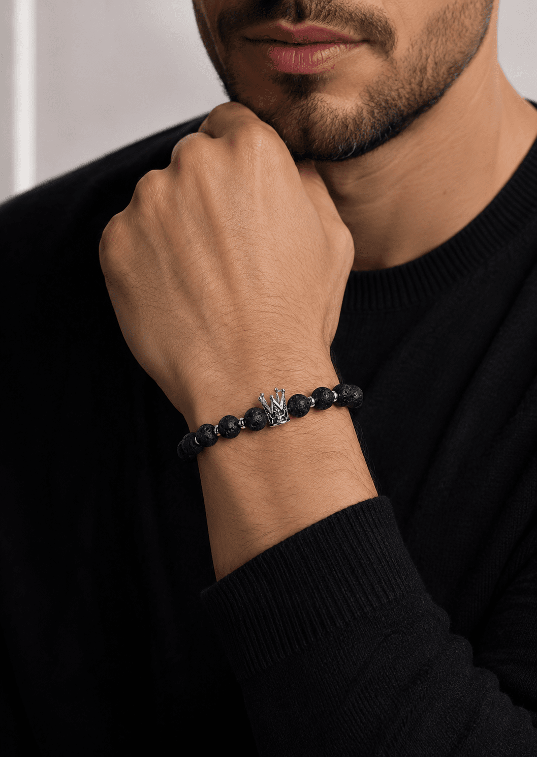 Kralenarmband Lava Crown