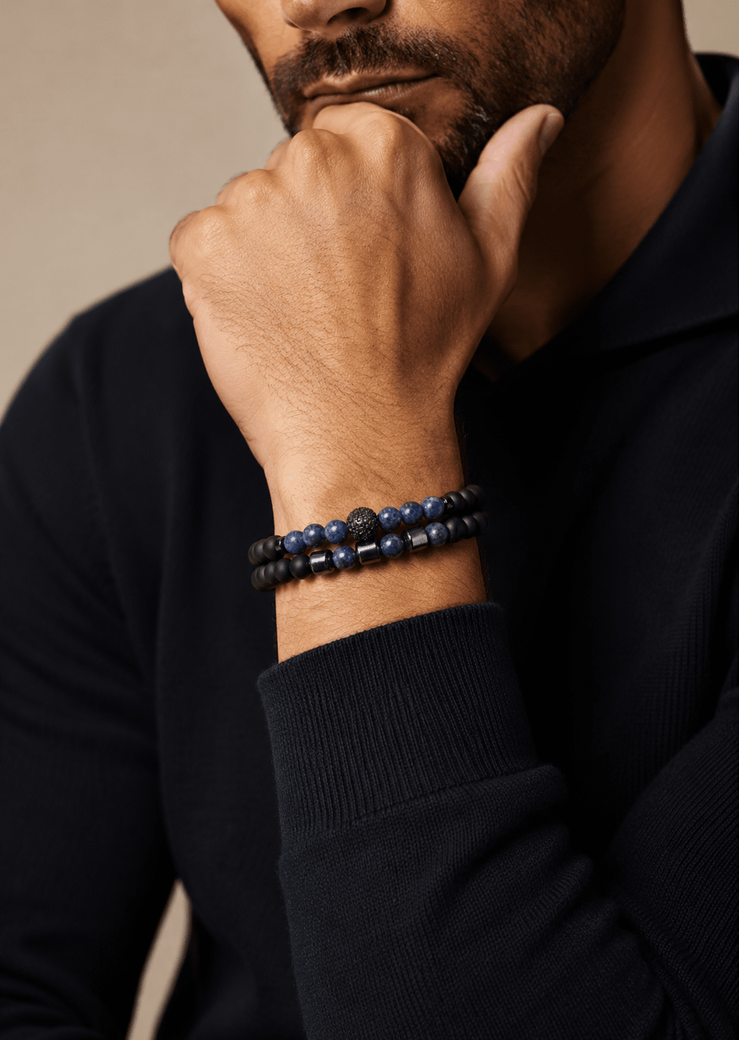 Kralenarmband Midnight Echo