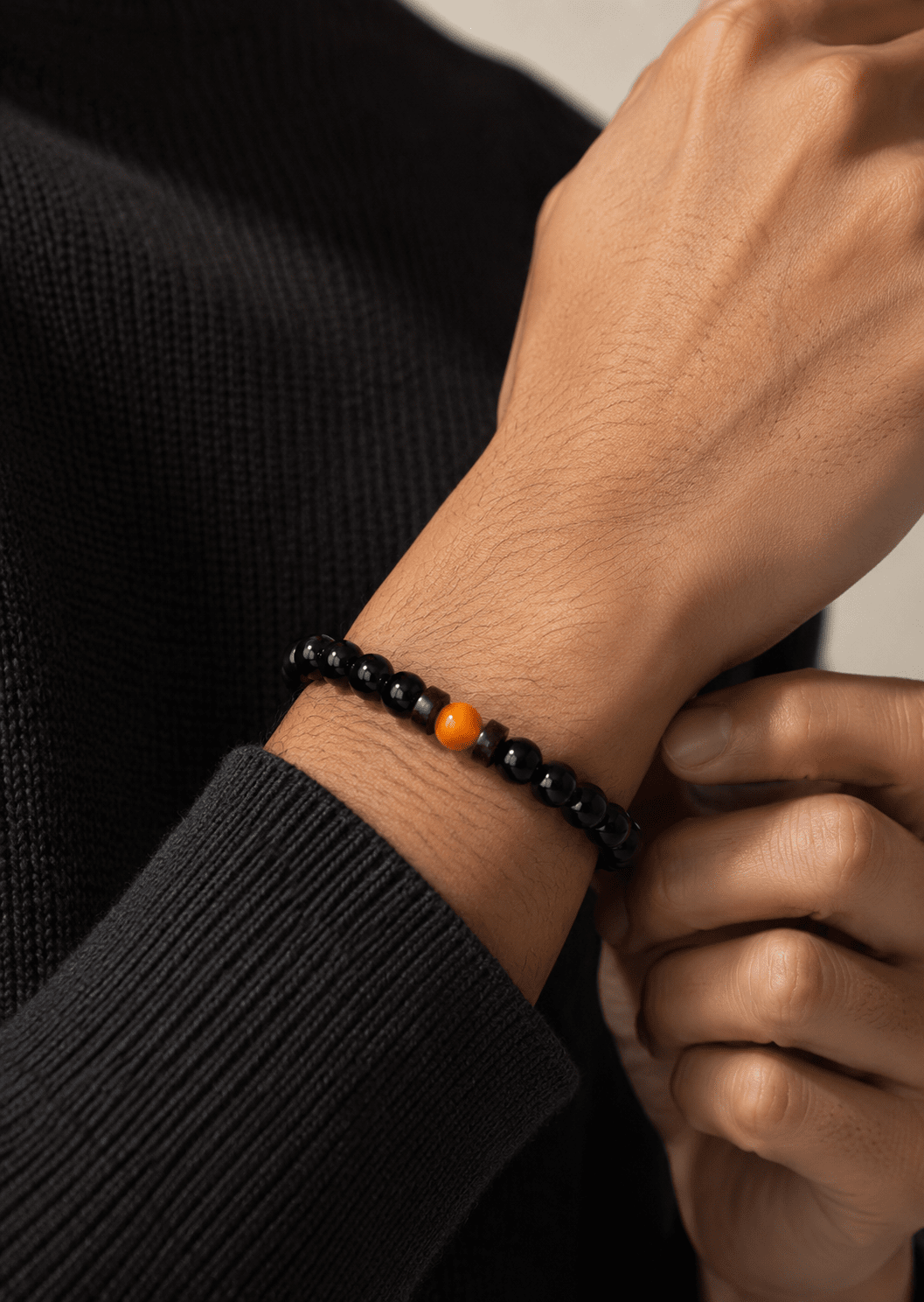 Kralenarmband Obsidian Sphere