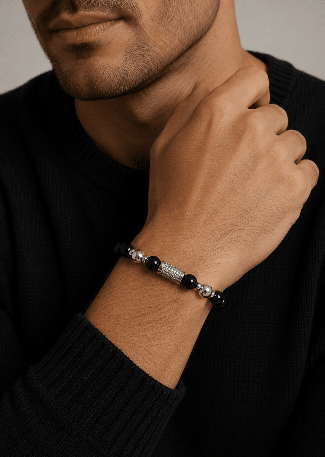 Kralenarmband Obsidian Valor