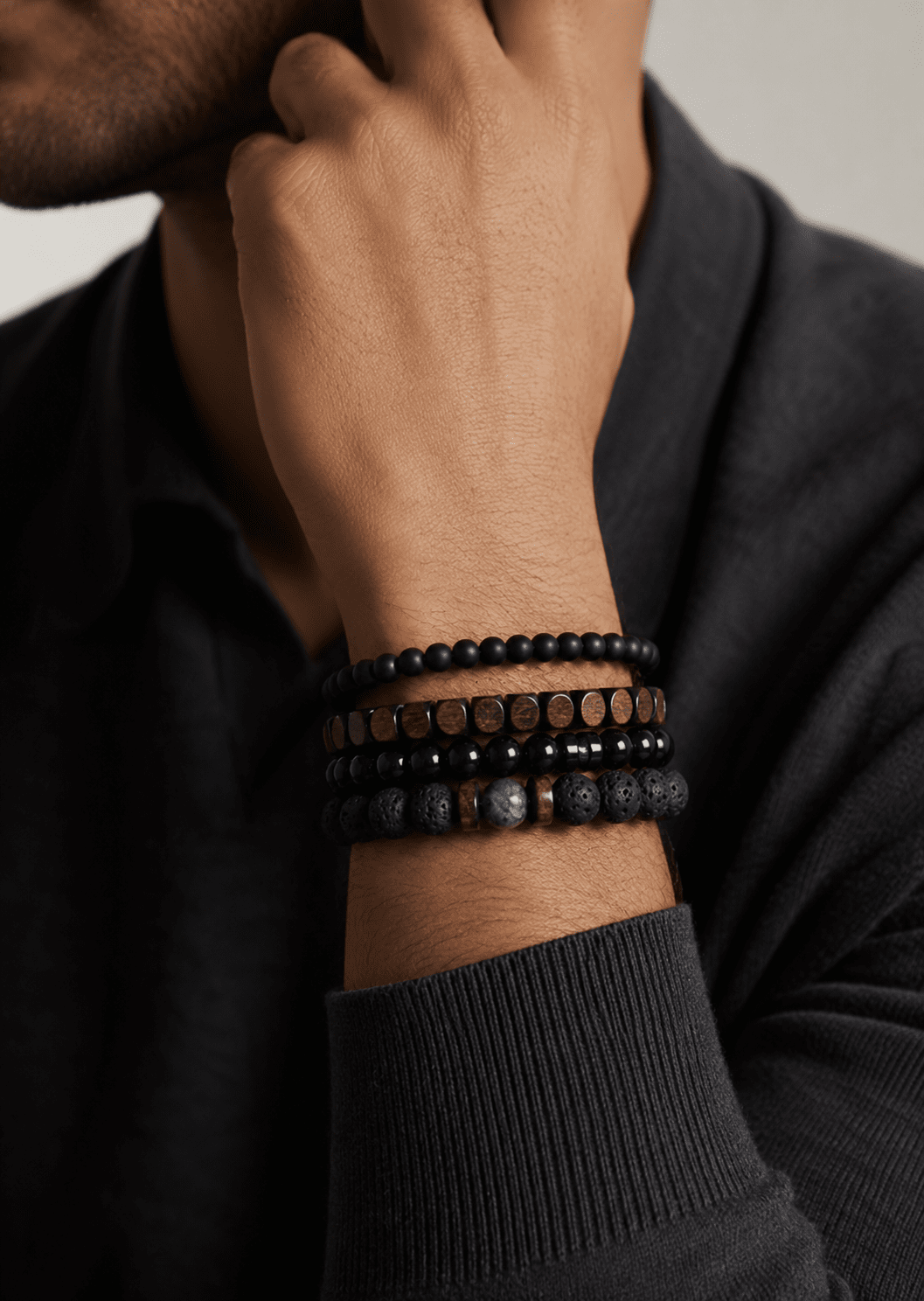 Kralenarmband Onyx Harmony