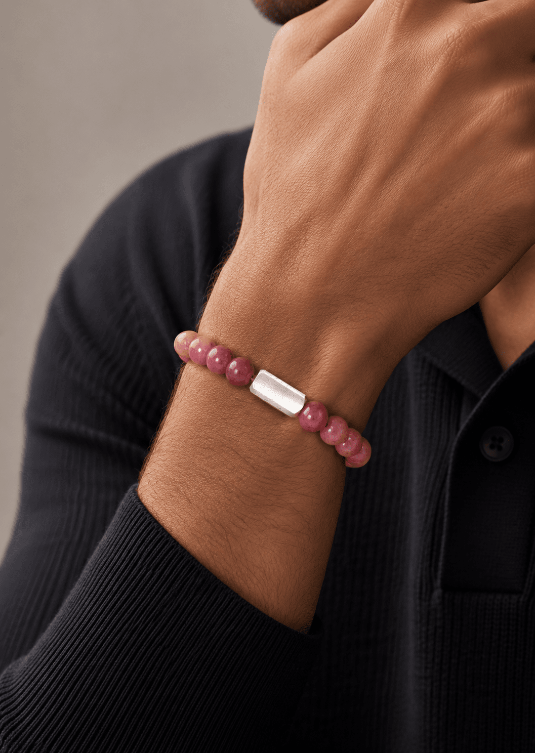 Kralenarmband Rosy Edge