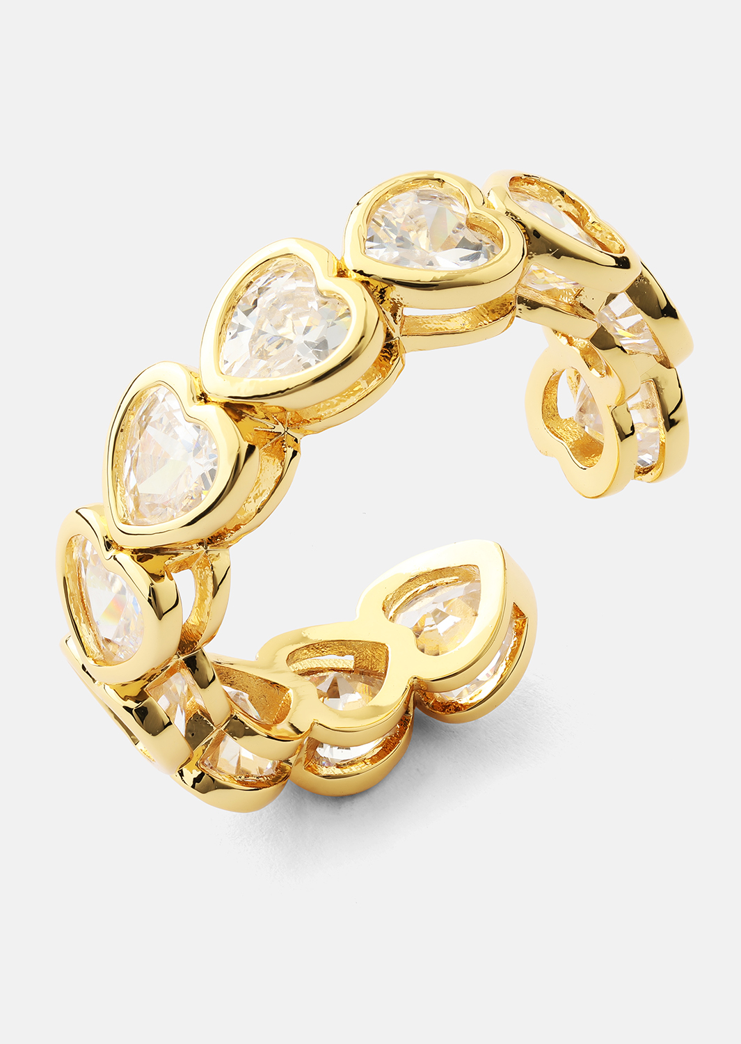 Ring Heartfelt Love - 18k Verguld