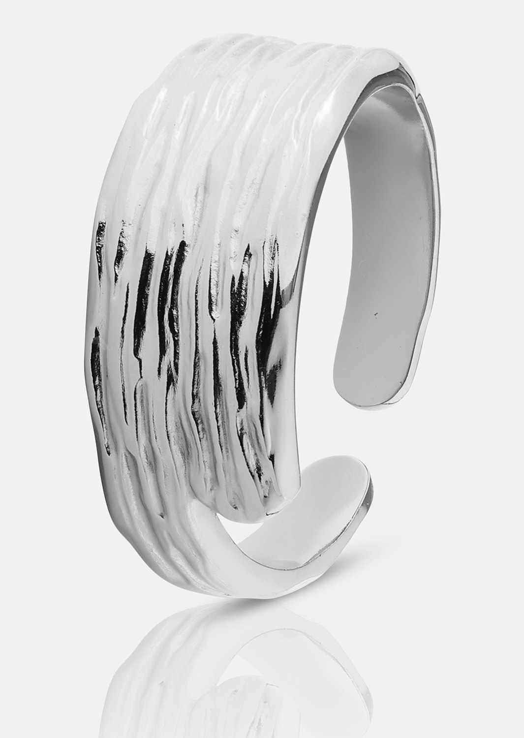 Wavena Ring - Verzilverd