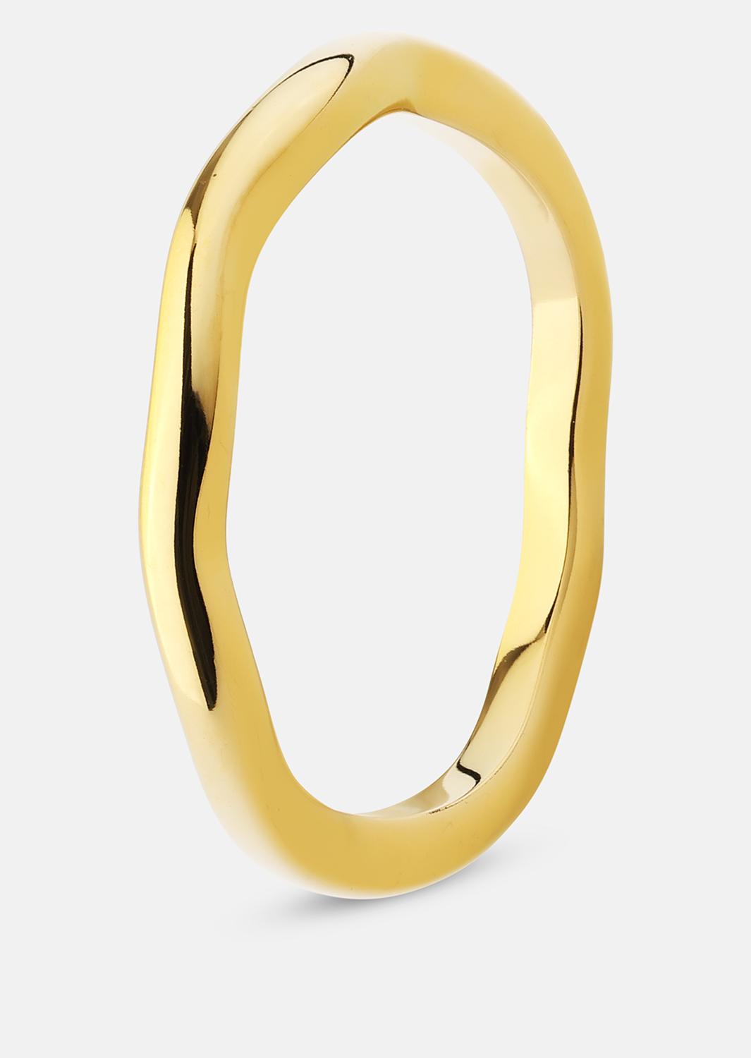 Ring Wave Gold - Verguld met 18k goud