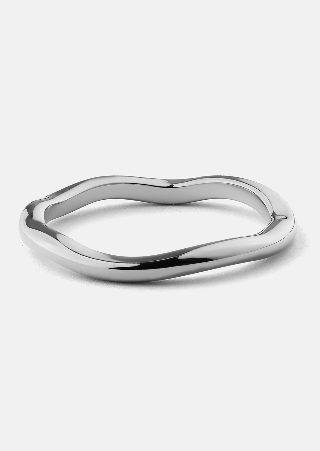 Ring Wave Silver- Verzilverd