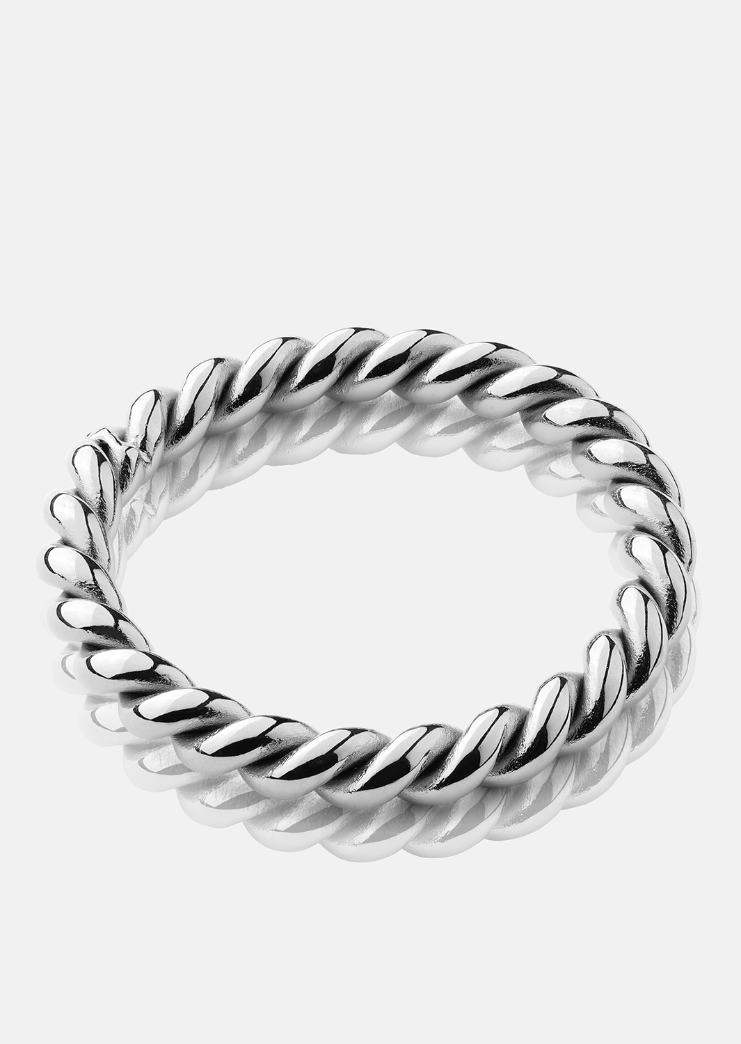 Ring Silver Twist- Verzilverd