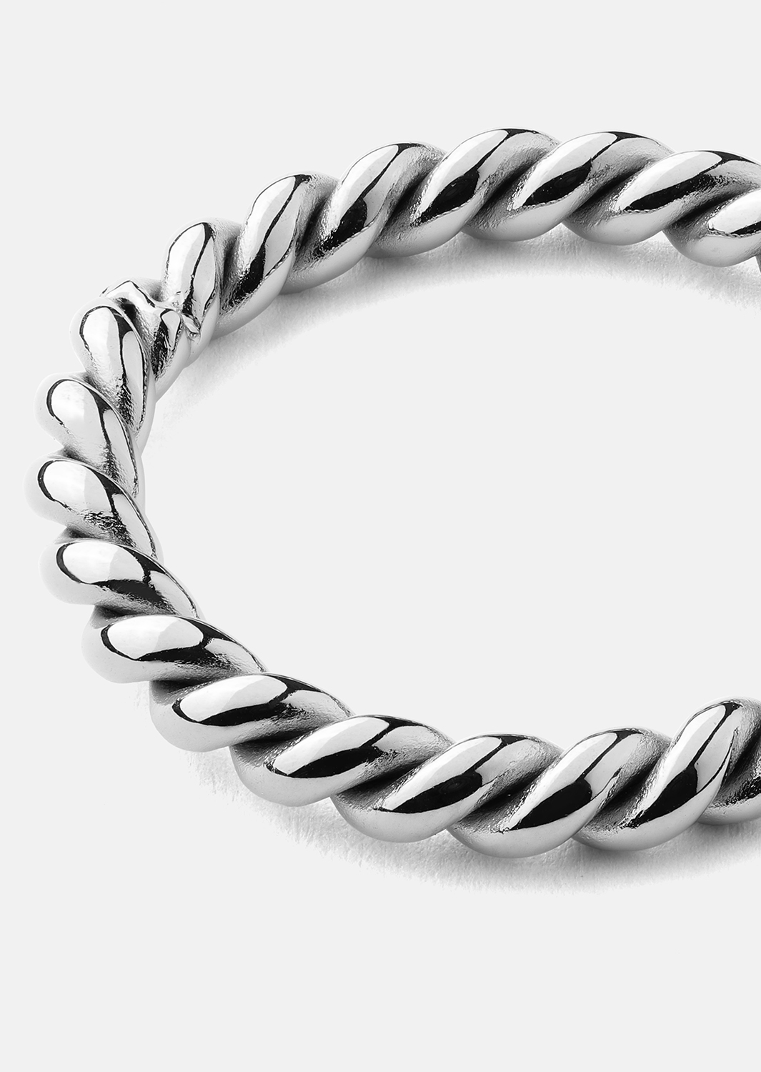 Ring Silver Twist- Verzilverd