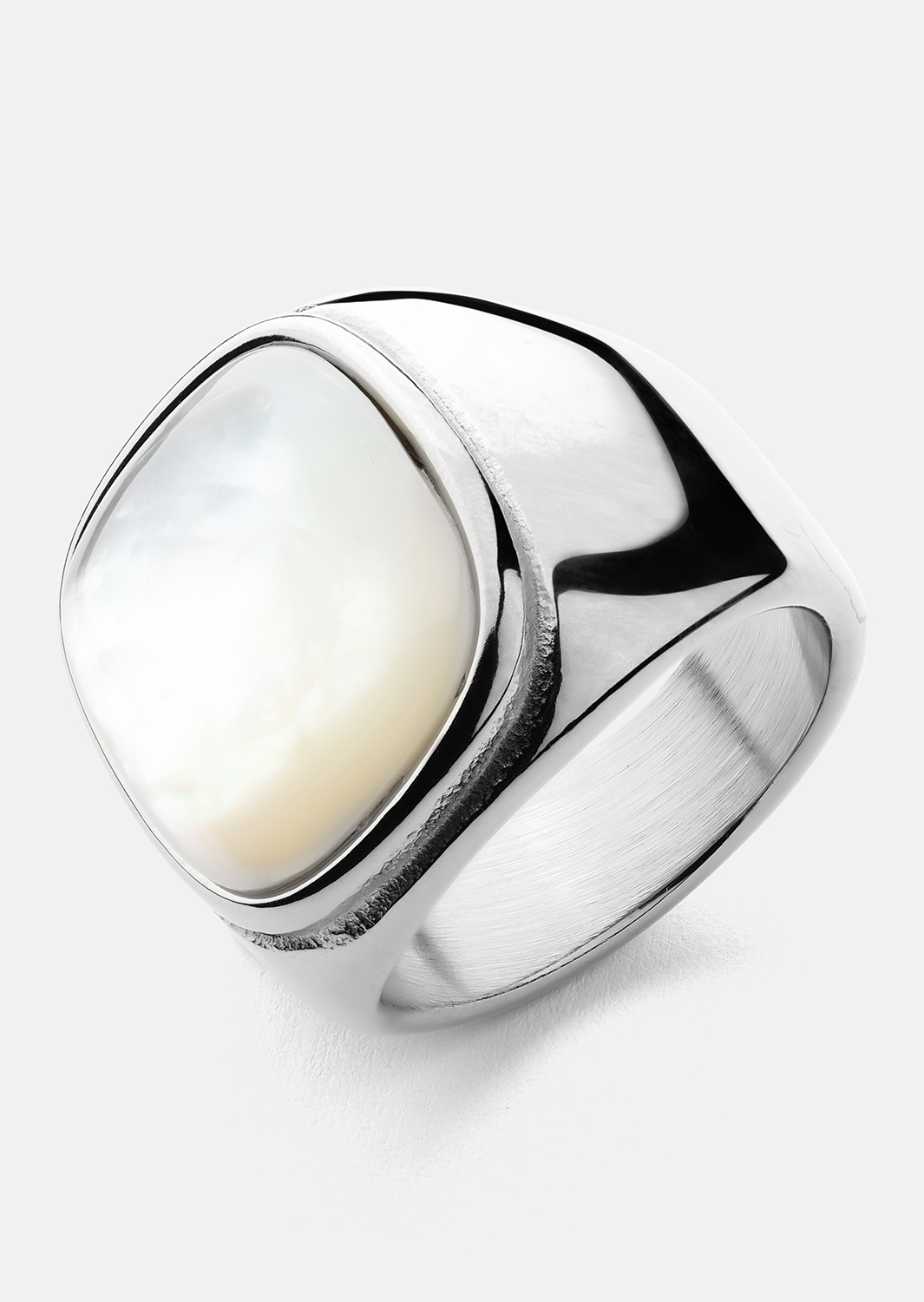 Ring Blanche - Verzilverd