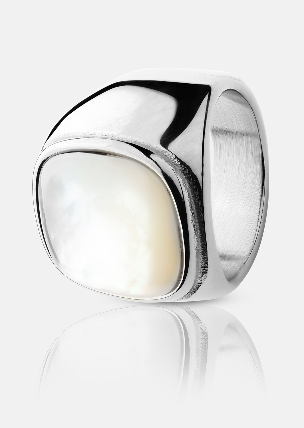 Ring Blanche - Verzilverd