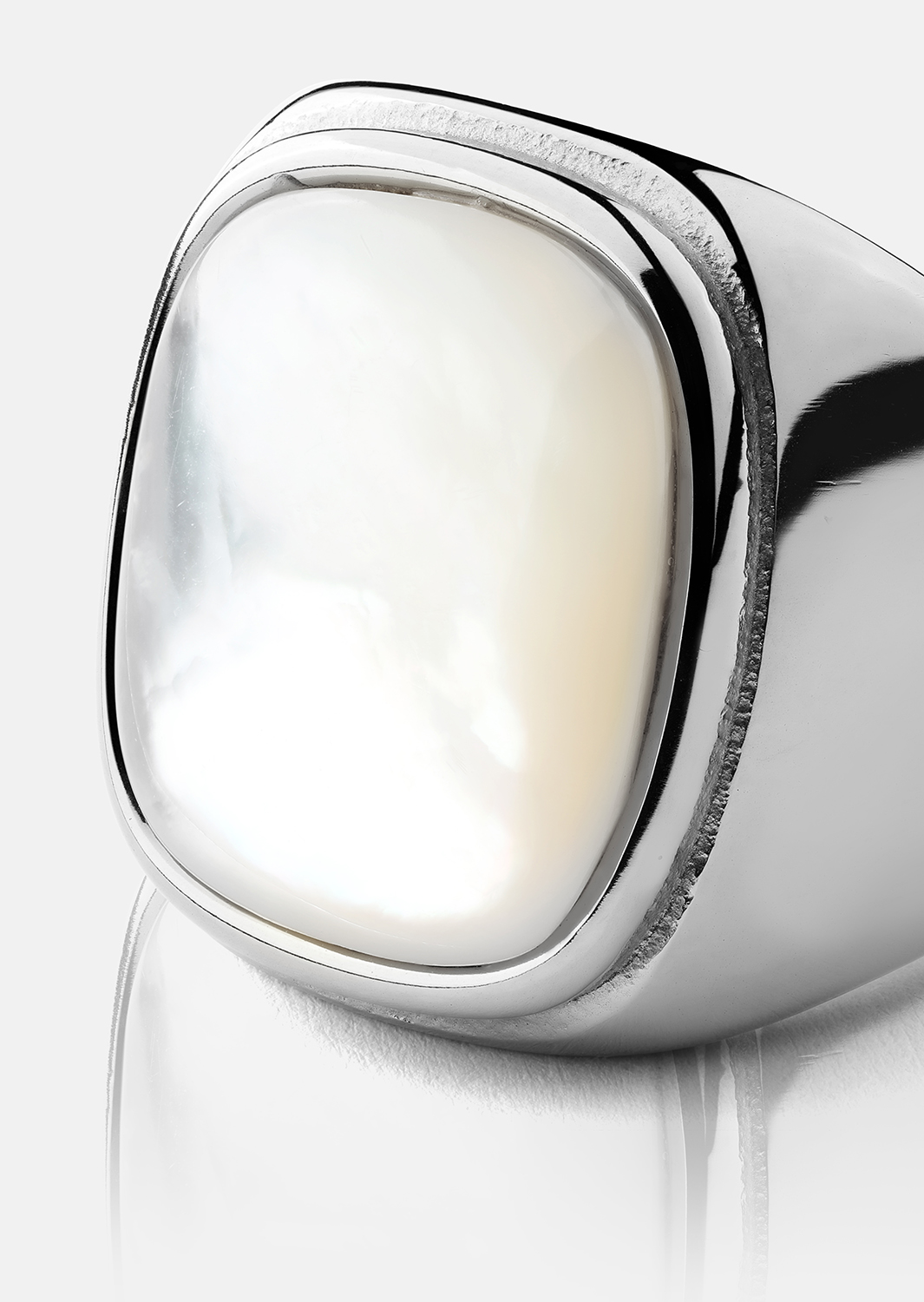 Ring Blanche - Verzilverd