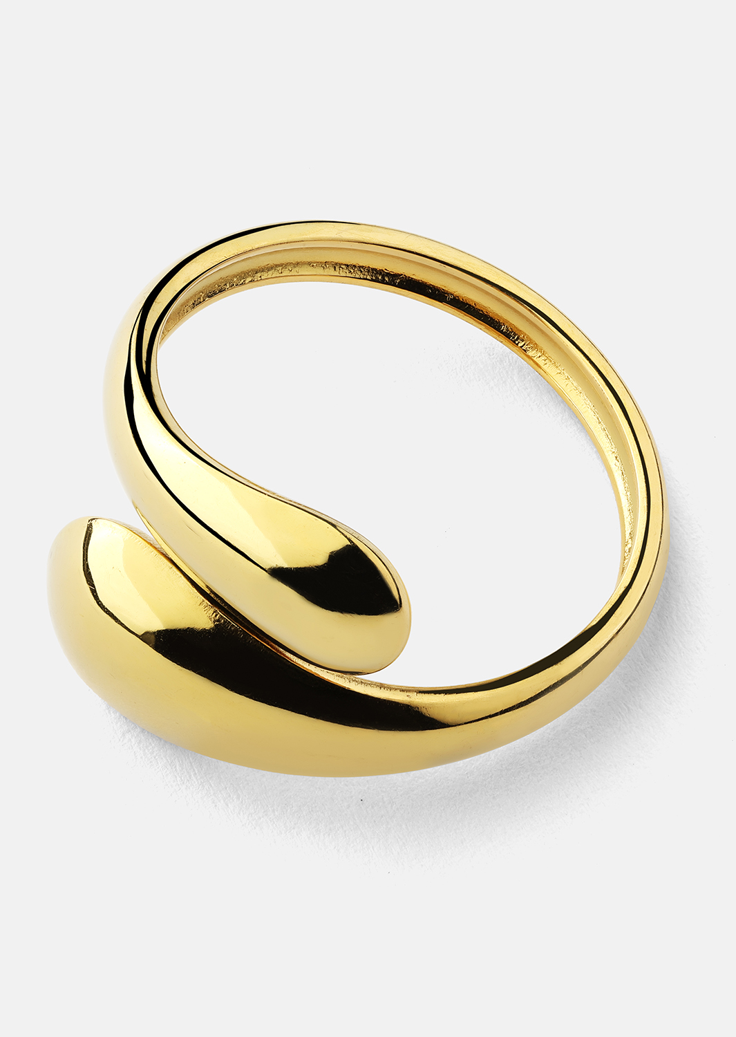 Ring Bold Drops - Verguld met 18k goud