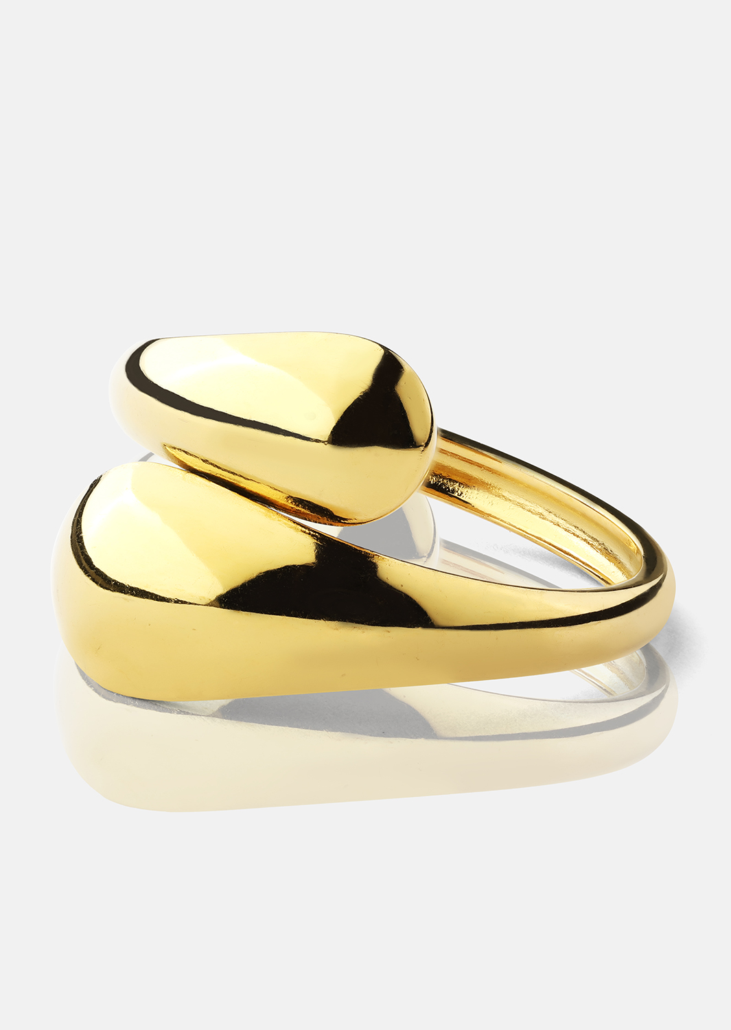 Ring Bold Drops - Verguld met 18k goud