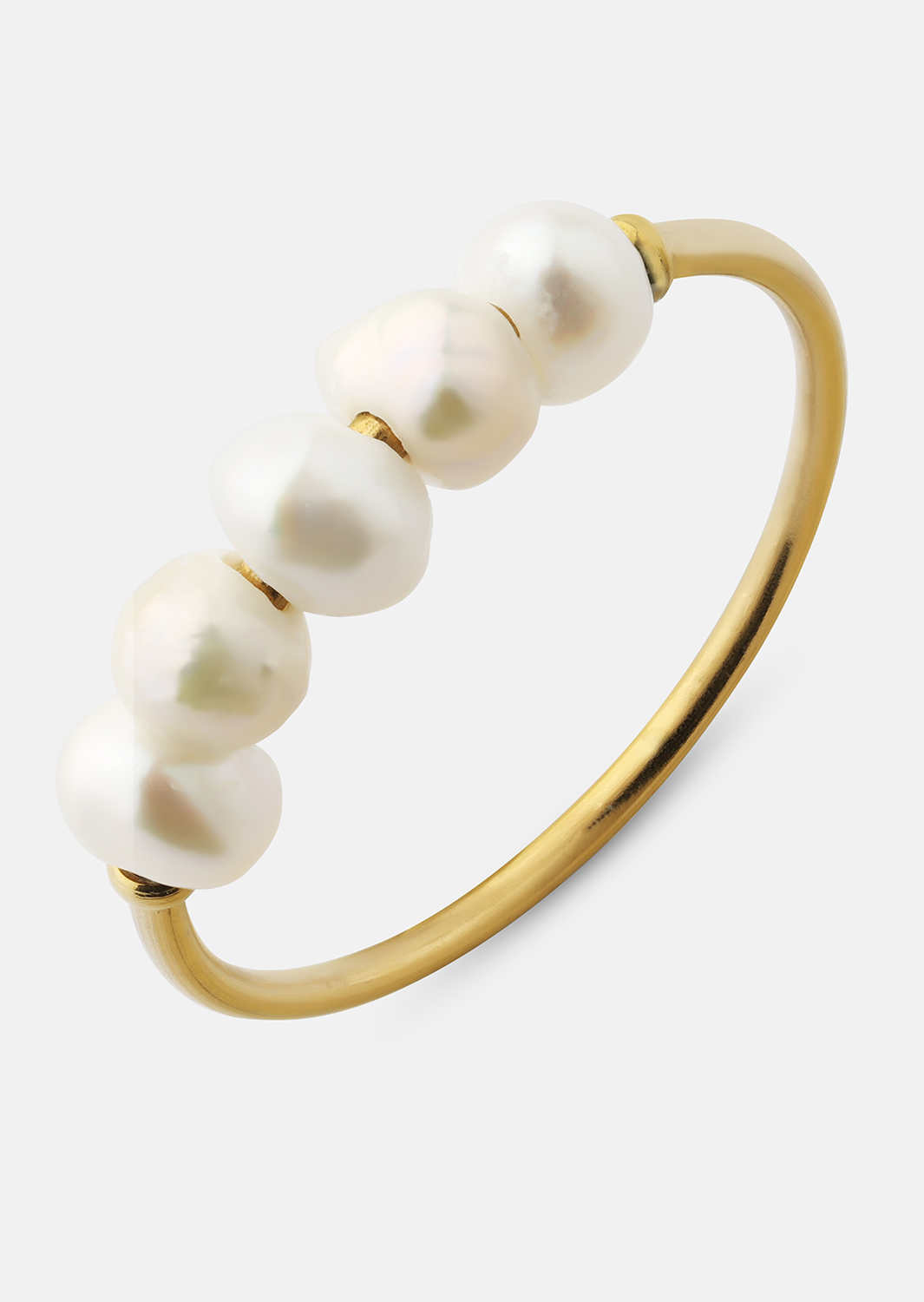 Ring Perla - Verguld met 18k goud