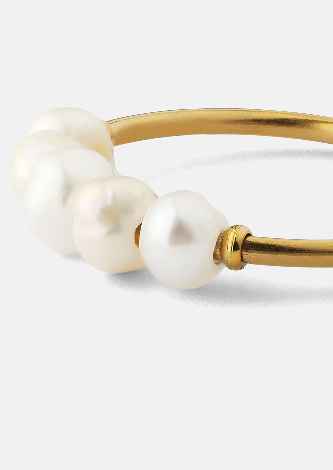 Ring Perla - Verguld met 18k goud